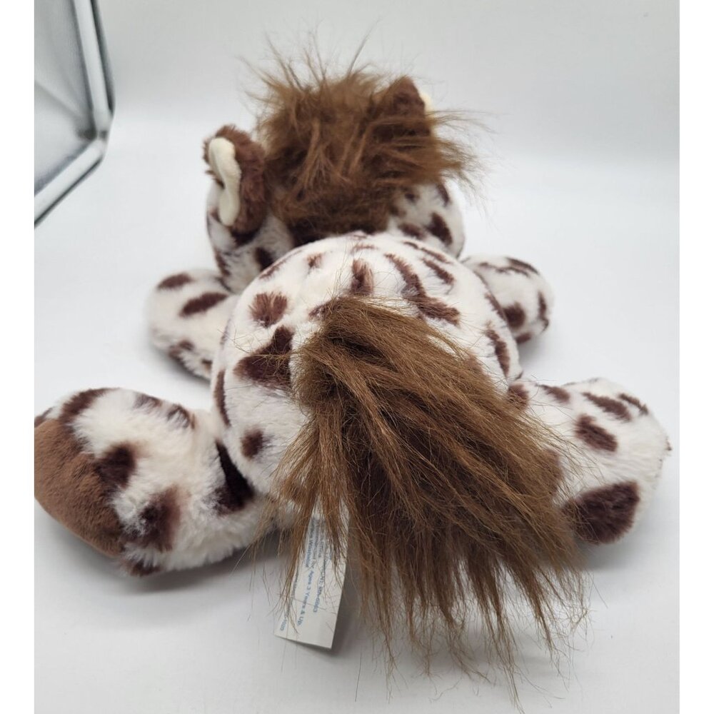 Floppy Lying Brown & White Spotted Horse Cuddle Plush Stuffed Animal - Picture 5 of 10